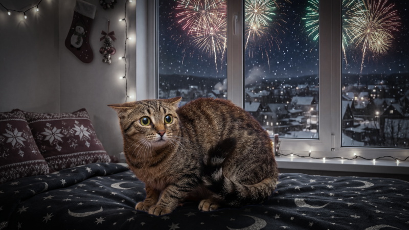 W&auml;hrend viele Menschen sich &uuml;ber ein Silvesterfeuerwerk freuen, ist genau das f&uuml;r zahlreiche Haus- und Wildtiere ein Graus.
