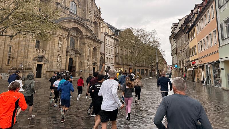 Der Runclub macht die Innenstadt unsicher.