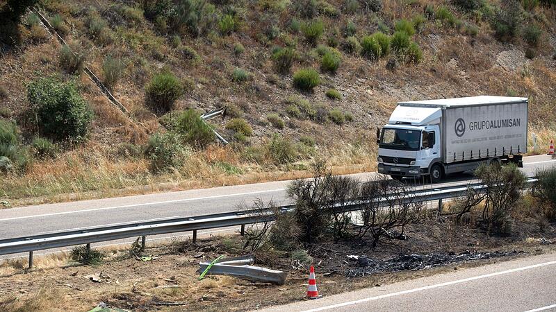 Tod von Diogo Jota - Unfallort Spanien