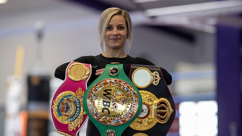 Vorbereitung Tina Rupprecht auf WM-Kampf Vorbereitung Tina Rupprecht auf WM-Kampf