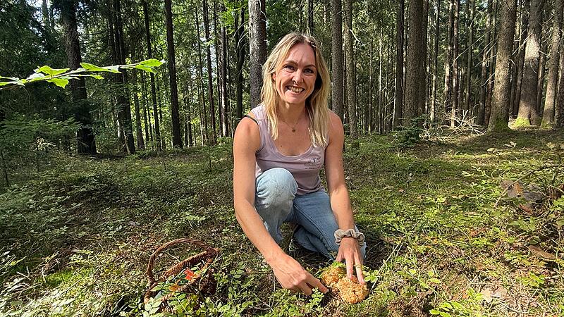 Pilzexpertin Anna Heimes aus Wirsberg Pilzexpertin Anna Heimes aus Wirsberg