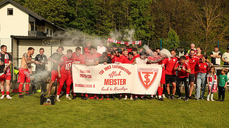 Der TSV Ludwigsstadt kehrt als Kreisklassen-Meister zurück in die Kreisliga. Der TSV Ludwigsstadt kehrt als Kreisklassen-Meister zurück in die Kreisliga.