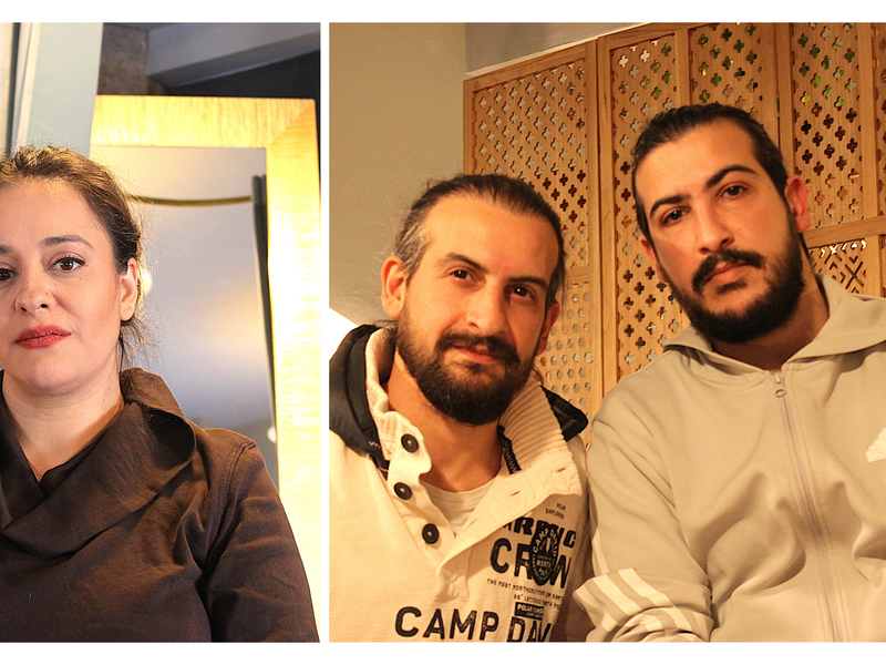 Von links: Sara Amirmoez-Kutlay (38) hat ihre Wurzeln im Iran, ebenso wie die Brüder Moghtader (40) und Meghdad (38) Salehan.