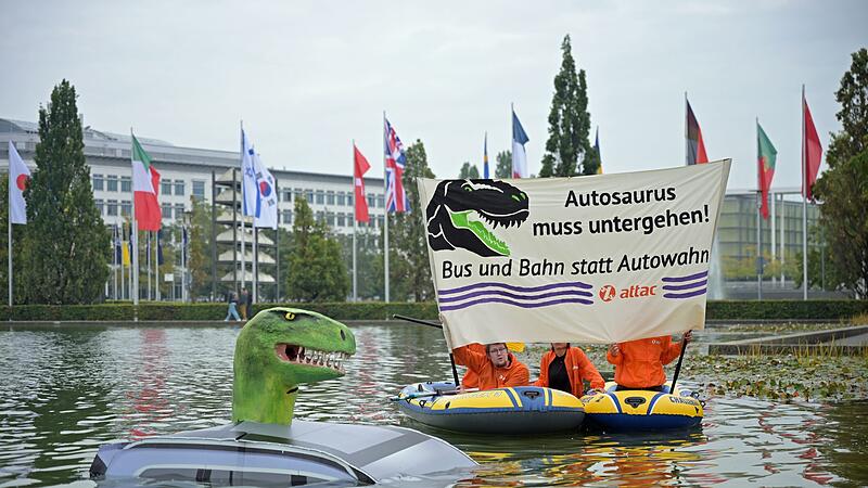 Protest vor IAA-Eröffnung