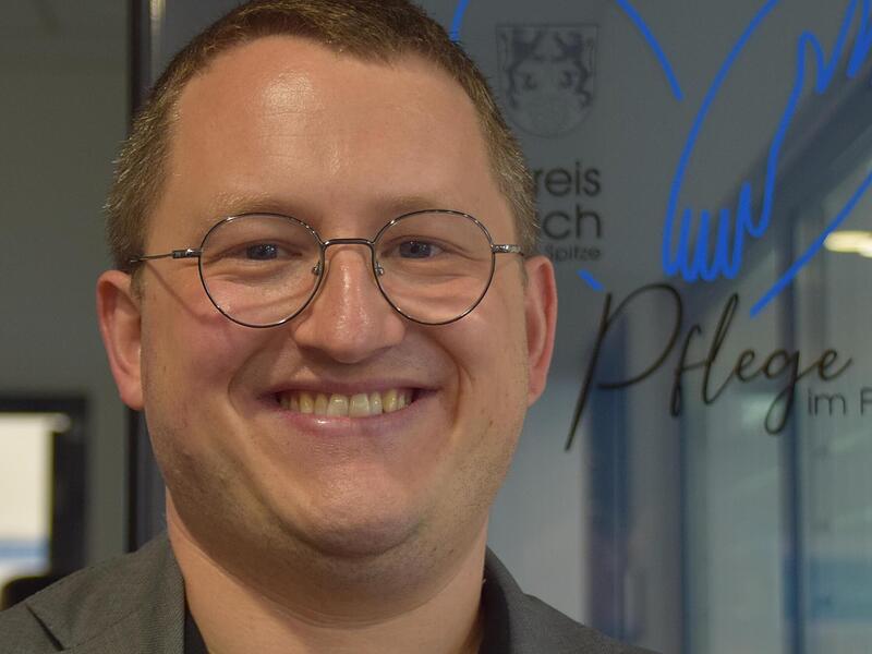Maximilian Heinkele an seiner neuen Wirkungsst&auml;tte in Neuses. Daniela Pondelicek