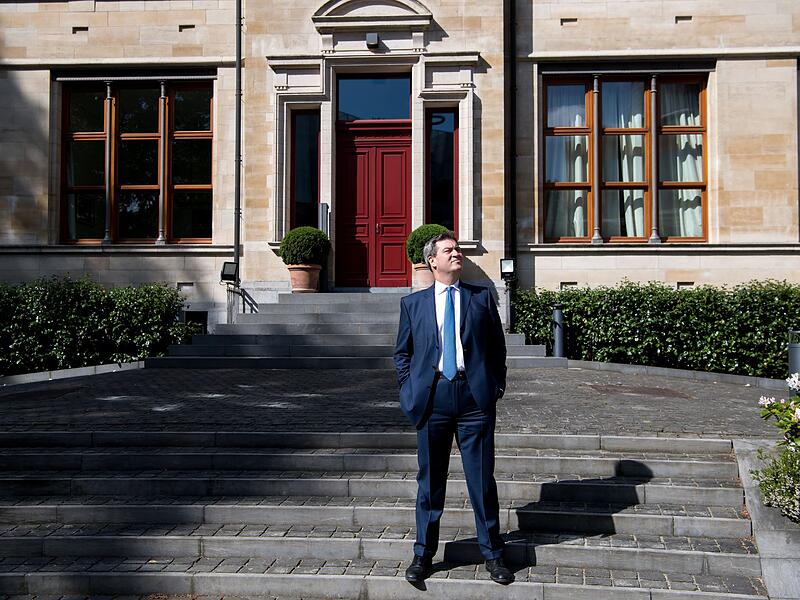 Bayerisches Kabinett besucht Br&uuml;ssel