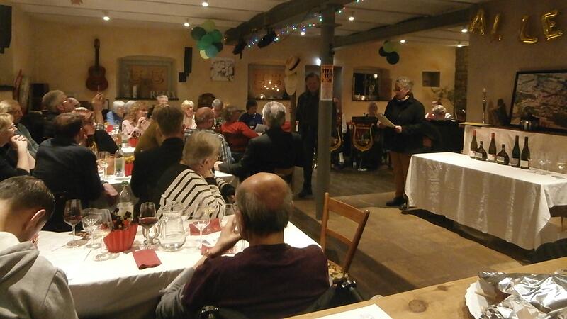 Weinprobe mit Fr&auml;nkischen Geschichtli.