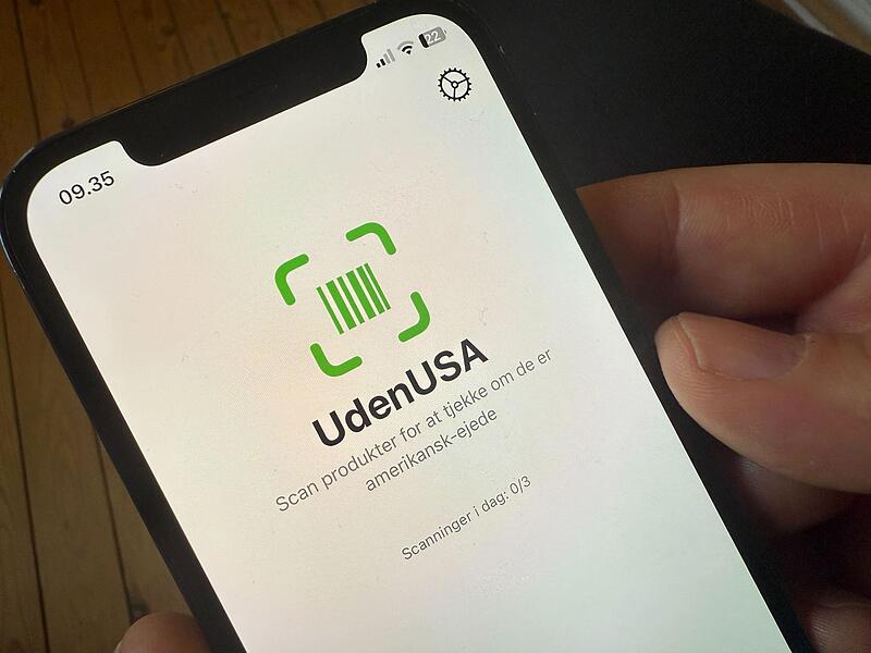 D&auml;nische Protest-App "UdenUSA"