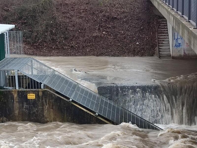 So sieht die Trubach in Forchheim aktuell aus.Forchheim & Fränkische Schweiz