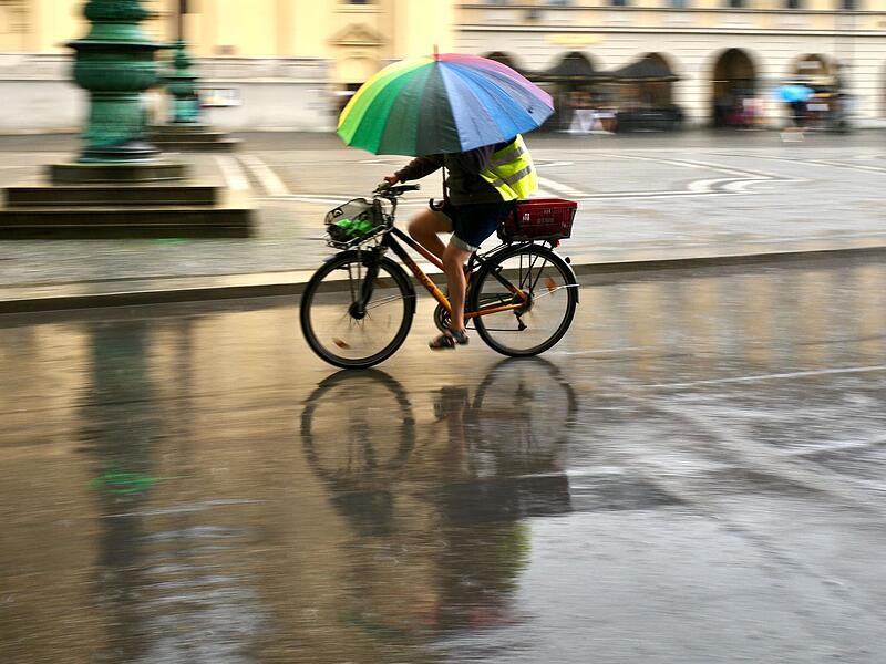 Regenwetter in Bayern
