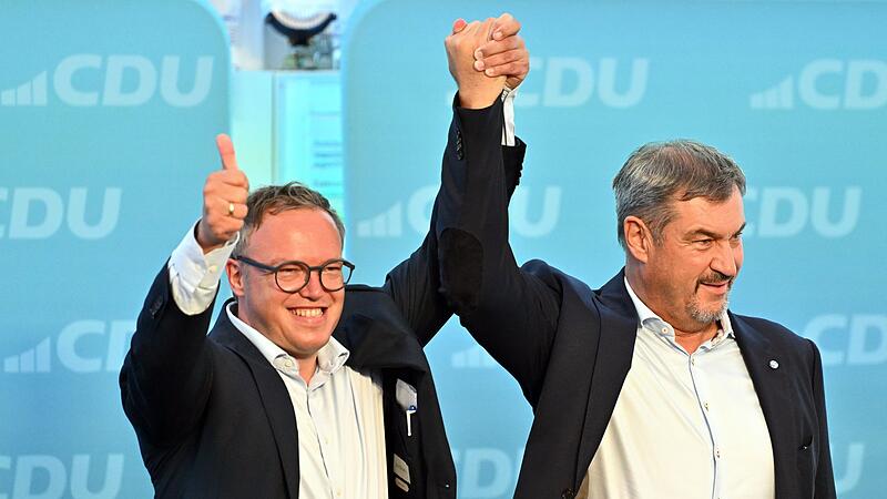 Mario Voigt und Markus Söder