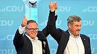 Mario Voigt und Markus Söder