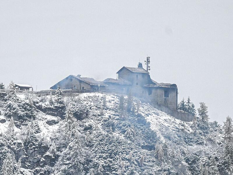 Kehlsteinhaus nach Großbrand schwer zerstört Kehlsteinhaus nach Großbrand schwer zerstört