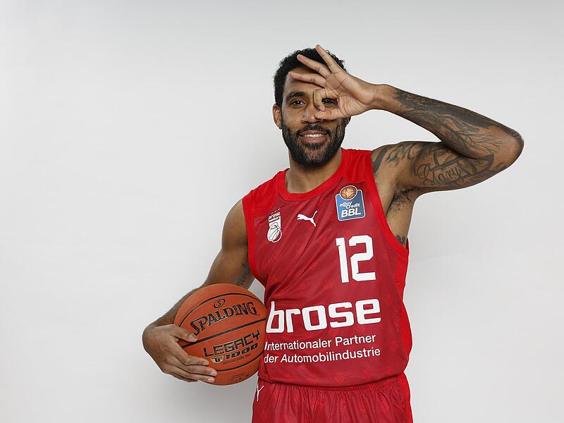 Gerel Simmons steht gegen die MLP Acadamics Heidelberg am Freitagabend erstmals im Brose-Kader.