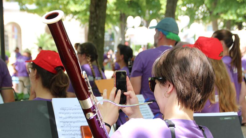 Impression vom Flashmob. Impression vom Flashmob.
