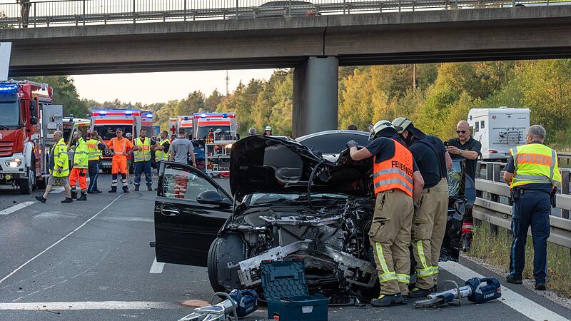Mehrere Schwerverletzte bei Unfall auf A73 bei Bamberg