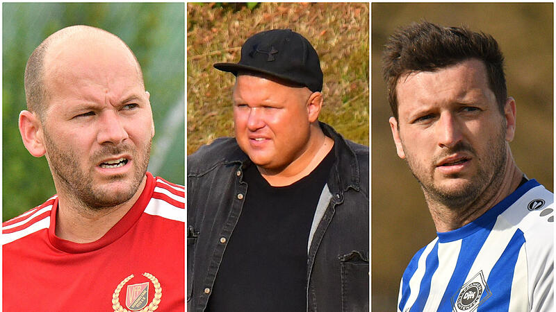 Profitierten allesamt vom Rückzug der SG Kleintettau/Tettau: Christian Brandt mit dem VfR Johannisthal, Sven Walther mit dem SC Jura Arnstein und Daniel Ritzel mit der DJK Lichtenfels.