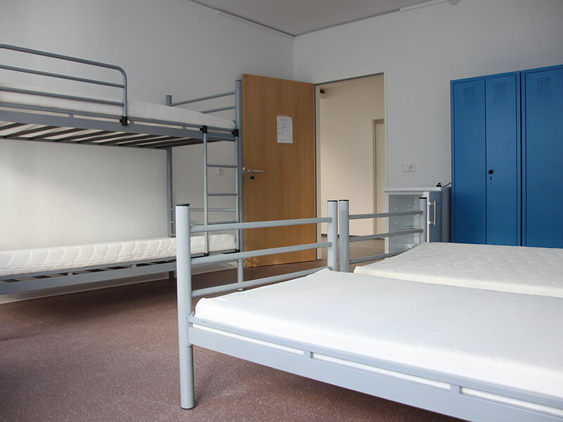 Eindrücke aus der neuen Unterkunft in ErlangenErstaufnahmeeinrichtung Erlangen
