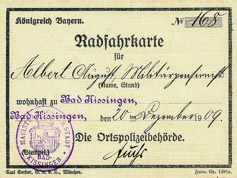 Geschichte des Radsports in Bad Kissingen Geschichte des Radsports in Bad Kissingen