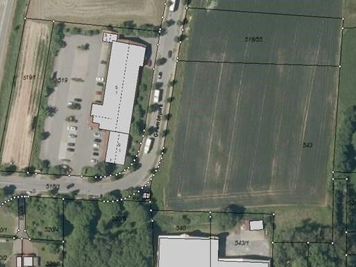 Bürgerversammlung in Weidhausen: Lageplan des Containerstellplatzes zur Unterbringung Geflüchteter