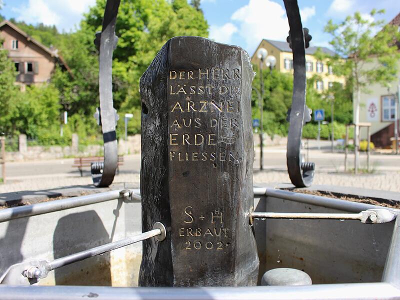 Mit den Bad Br&uuml;ckenauer Heilquellen pr&auml;sentiert sich die Stadt nach au&szlig;en. Ein Gesamtkonzept zur Vermarktung fehlt jedoch.