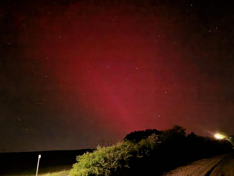 Polarlichter über Kronach 2024Polarlichter über Kronach