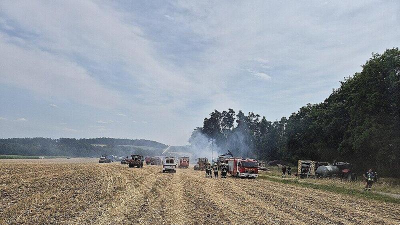 Feuerwehr-Gro&szlig;einsatz im Kreis Coburg &ndash; und es gab weitere Br&auml;nde