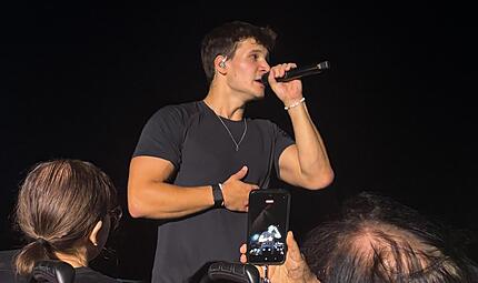 Wincent Weiss beim Open Air in Bad Kissingen