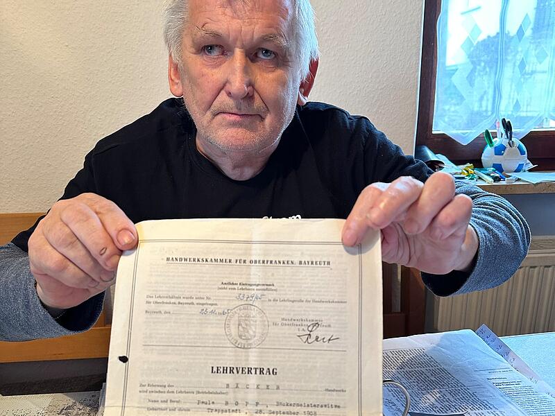 Rentner Simon Aepfelbach aus Unteroberndorf: Rentensystem ist menschenunwürdigNeujahrsempfang der Stadt Bamberg 2024 Rentner Simon Aepfelbach aus Unteroberndorf: Rentensystem ist menschenunwürdig