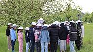 Die Klasse 5a in voller Schutz-Ausrüstung. Die Klasse 5a in voller Schutz-Ausrüstung.