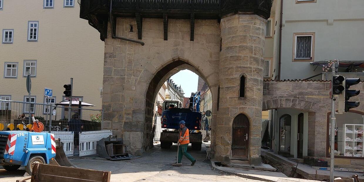 Bodendenkmäler Coburg Archäologen begleiten Bauarbeiten an Ernstplatz