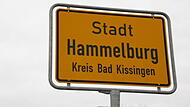 Stadt Hammelburg Symbol Ortsschild