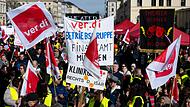 Warnstreik der Gewerkschaften - München Warnstreik der Gewerkschaften - München