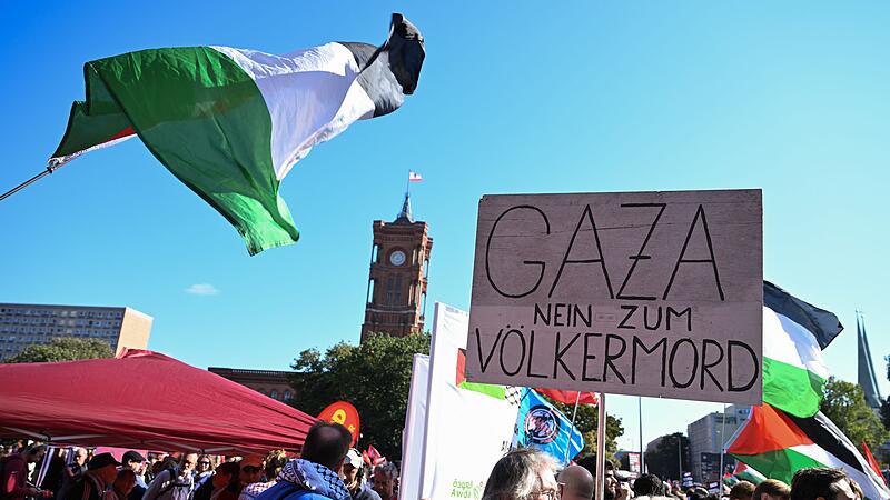 Demonstration für Gaza in Berlin
