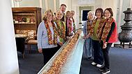 Sigrid Klemke, Tamara Bachmann, B&auml;cker Johannes Schmitt, Claudia Beck, Margarete Gabel, Angela Hein, Brigitte Junge und Karin Gabel