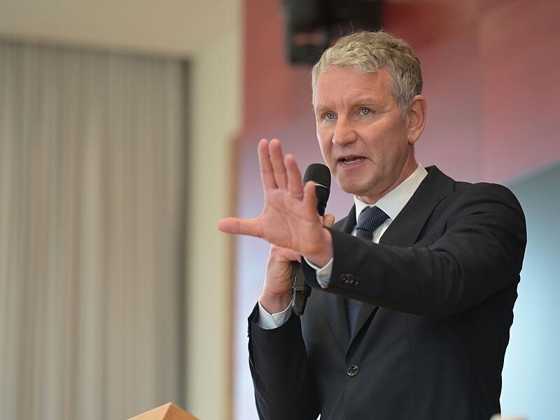 H&ouml;cke bei AfD Fr&uuml;hschoppen