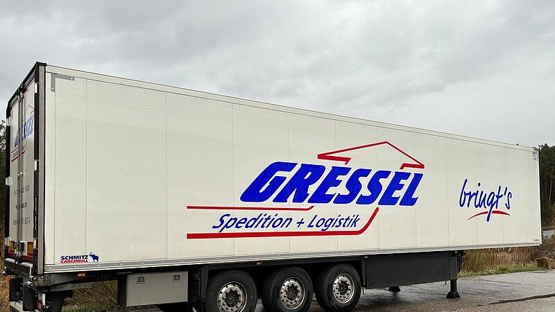 So sieht der 40-Tonner der Firma Gressel aus, der in Bamberg geklaut wurde.