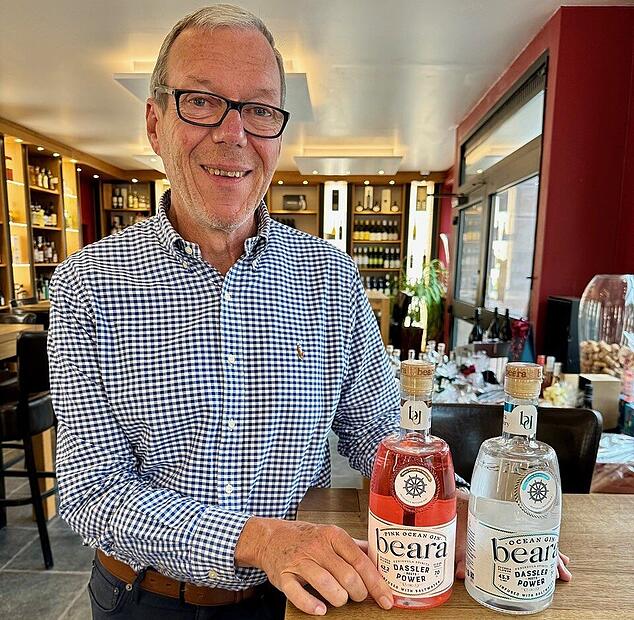 Michael Dassler, Enkel des Puma-Gr&uuml;nders Rudolf Dassler, stellt seine neue Gin-Hausmarke vor.