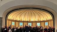 Die Kissinger S&auml;ngervereinigung begeisterte zusammen mit dem Uvi-Ensemble aus W&uuml;rzburg mit ihrem Fr&uuml;hlingskonzert in der Wandelhalle.
