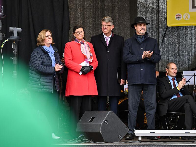 Kundgebung gegen Antisemitismus in München