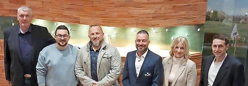 Das neu gew&auml;hlte Pr&auml;sidium.