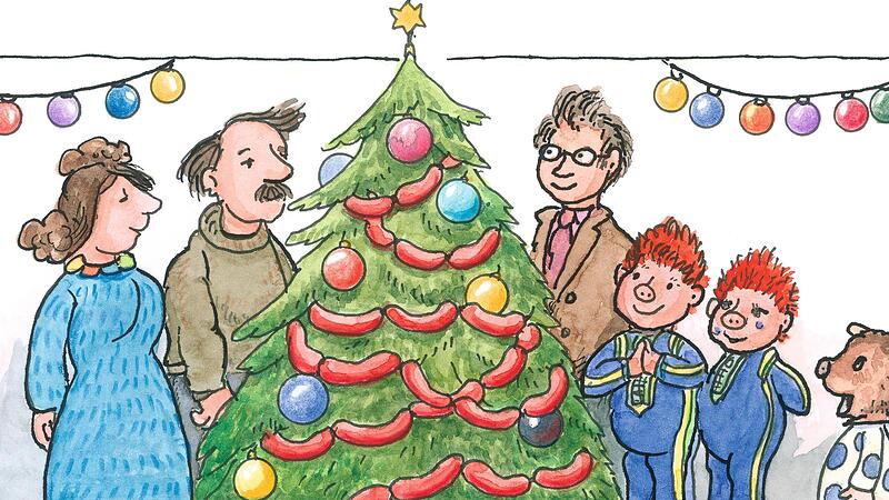 Szene aus dem neuen Sams-Buch: Noch ist alles ruhig.