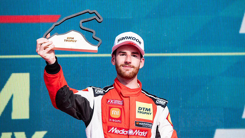 Moritz L&ouml;hner stand in der DTM Trophy mehrmals auf dem Podium.