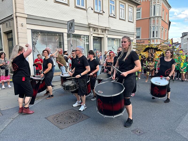 Samba-Festival Coburg 2024 Auftakt