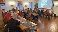 Sabine Dittmar (SPD) auf der Wahlparty in Maßbach