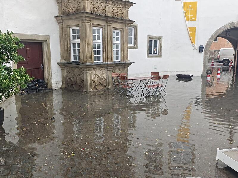 &Uuml;berschwemmung in M&uuml;nnerstadt