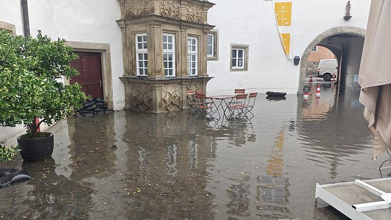 Überschwemmung in Münnerstadt Überschwemmung in Münnerstadt
