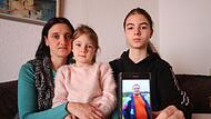Mutter Viktoria und ihre Töchter Kira (6) und Anastasia Beskishkin (14) sind erneut nach Forchheim geflohen – doch Vater Denis steckt noch immer im Ukraine-Krieg fest.Forchheim & Fränkische Schweiz