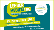 Der diesjährige Lehrermedientag beschäftigt sich mit dem Thema "Faktensicher durch die Informationsflut: Wissen, was stimmt".