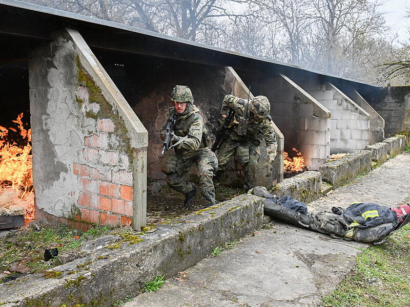 Ersthelfertraining Bundeswehr